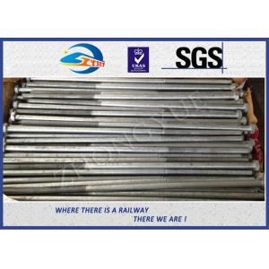 Customized High Strength Hex Bolts Railway Bolt With Nuts / Washers