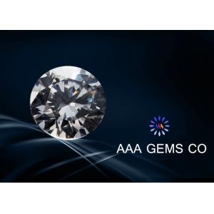 China Classics Round Shape Loose Moissanite Stones In White Size 3.5 MM wholesale