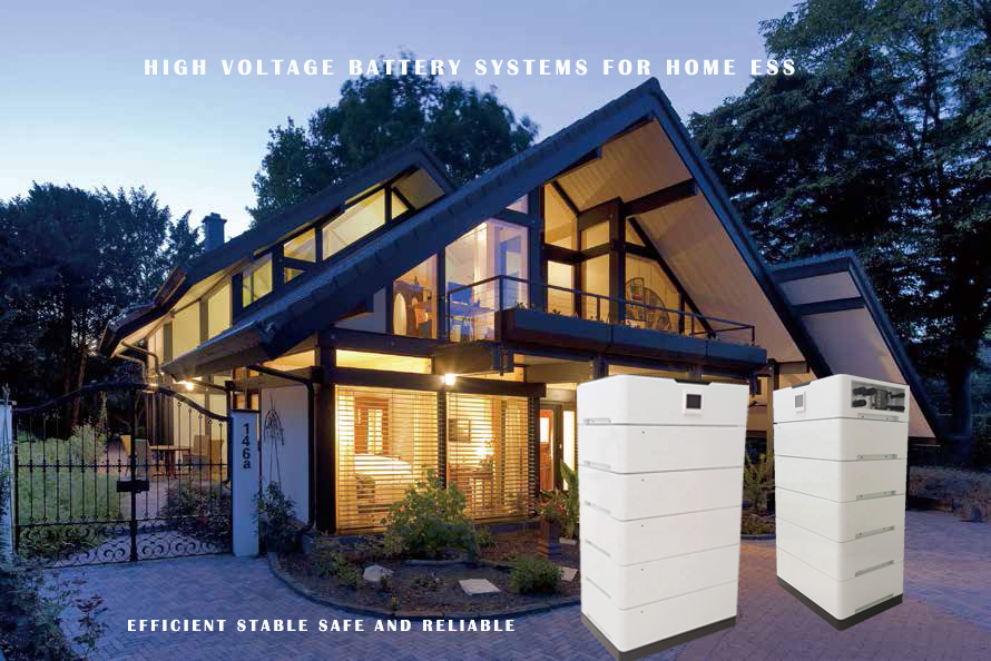 High Quality GCE High Voltage 409.6V 100A 40kw White Solar Stackable Storage 10kw 15kw 20kw 30kw For Home Energy System