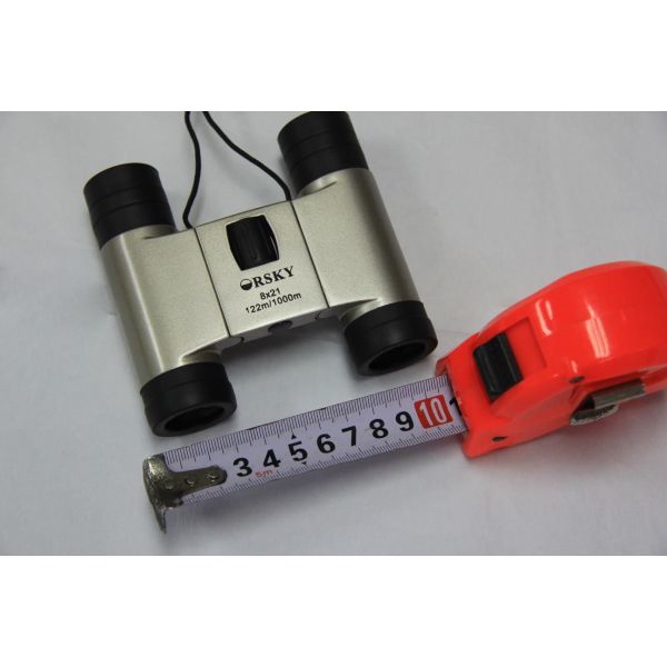 Champagne Binocular Prism Types 8x21 Natural Colors High Durability For Concert