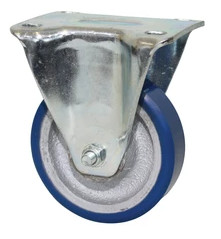 Buy cheap 5 inch alu rims rubber on aluminium casters fixed castors from wholesalers