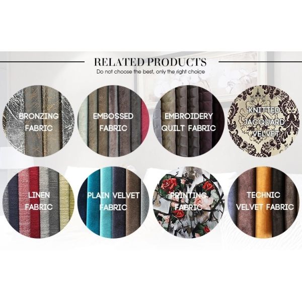 High Quality Of Jacquard Sofa Fabric 100%Polyester Jacquard Sofa Fabric For Home Decoration