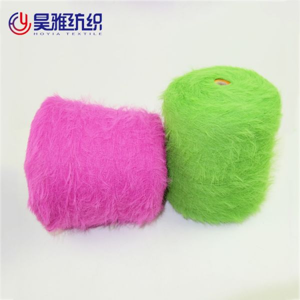 7NM 100% Nylon Fluffy Chunky Yarn Feather Soft Sock Yarn