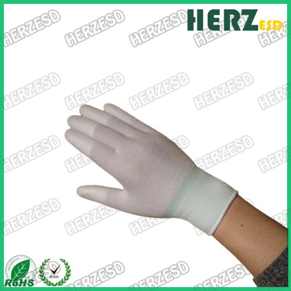 ESD Nylon Glove ESD Hand Gloves Surface Resistivity 1x106-8/Cm For Handling Electronic Parts