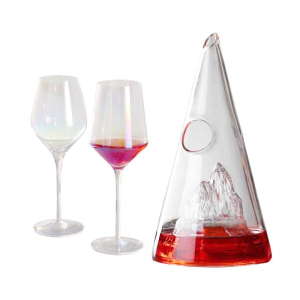 Bulk Wholesale Lead-Free Crystal Wine Aerator Decanter | Artisan-Made 750mL Trade-Ready Carafe
