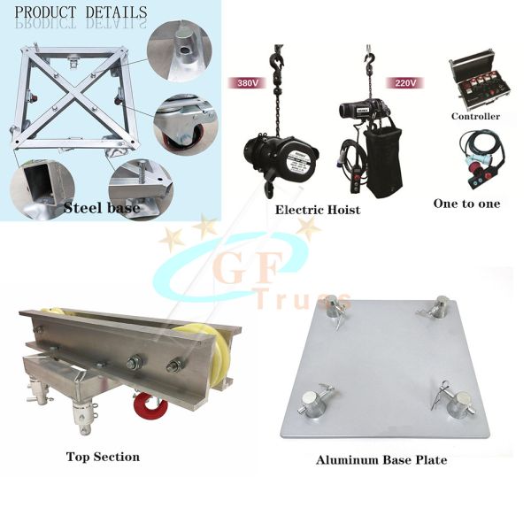 Customized TUV Aluminum Stage Truss Display Outdoor Exhibition Lighting Truss System