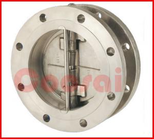 China Flange Connecting Double Disc Type Class300 NRV Check Valve wholesale