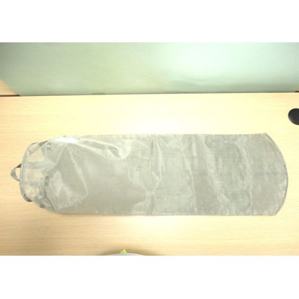 High temperature industrial filter bag stainless steel / polyester filter mesh liquid / water filtration