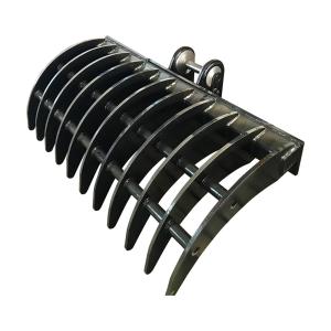 China Mall Excavator Root Rake PC210 Brish Rake Riddle Bucket on sale