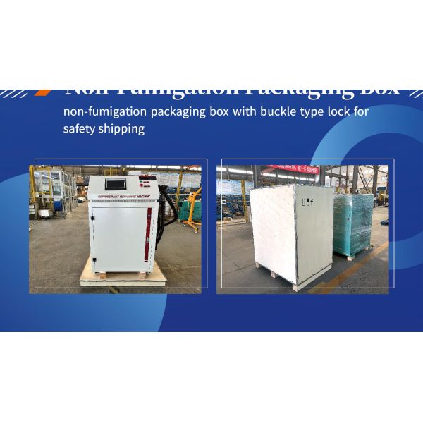 R32 R290 Heat Pump Refrigerant Filling Machine A/C Gas Charging Station R410A R407C