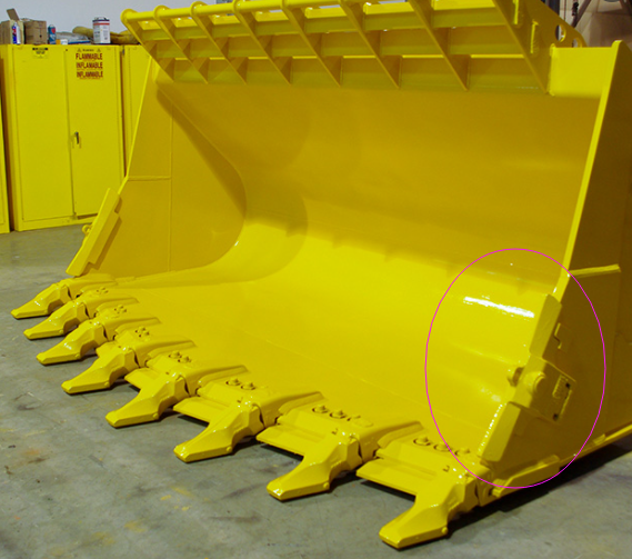 High Wear Resistance Loader Cat Bucket Side Cutter Protector Vertical