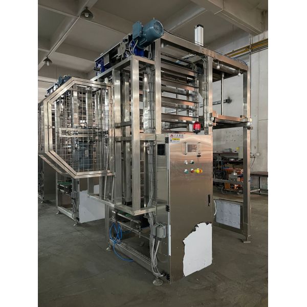 Tray Stacker Auto Trolley Loader , Ergonomic Auto Trolley Unloader