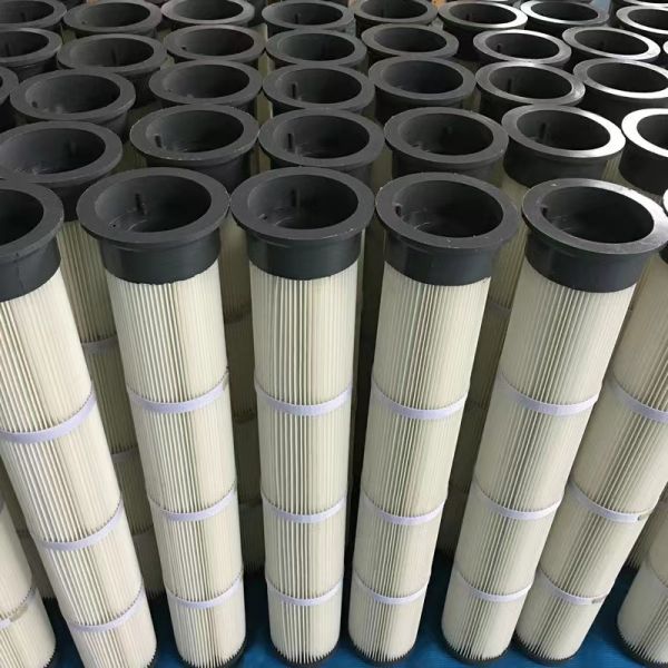 ETR PPS Gas Filter Cartridge , Aramid Dust Filter Cartridge