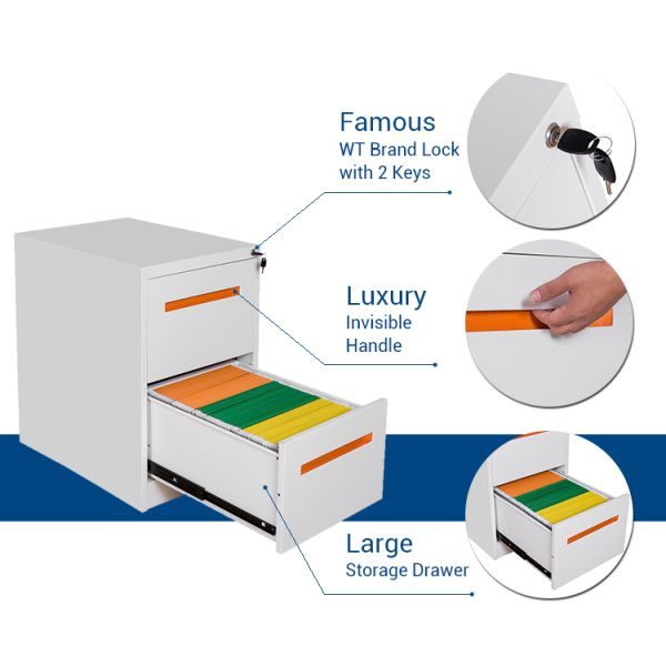 Keda 0.05 CBM 35Kgs Loading Capacity Drawer Filing Cabinet