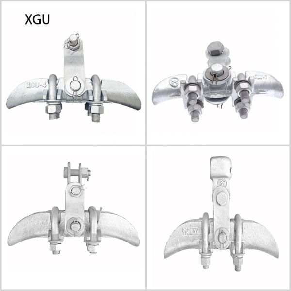 Suspension Clamps For Twin Jumper Conductor Electric Power Fittings High Voltage