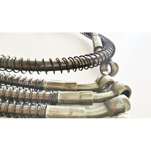 Zinc Plated Brake Hose Banjo Fitting Crimping 3MM 8MM Inner Hole