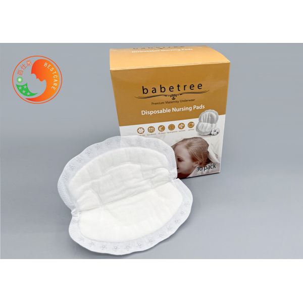 Eco Friendly Disposable Nursing Pads 2mm Thickness Comfortable